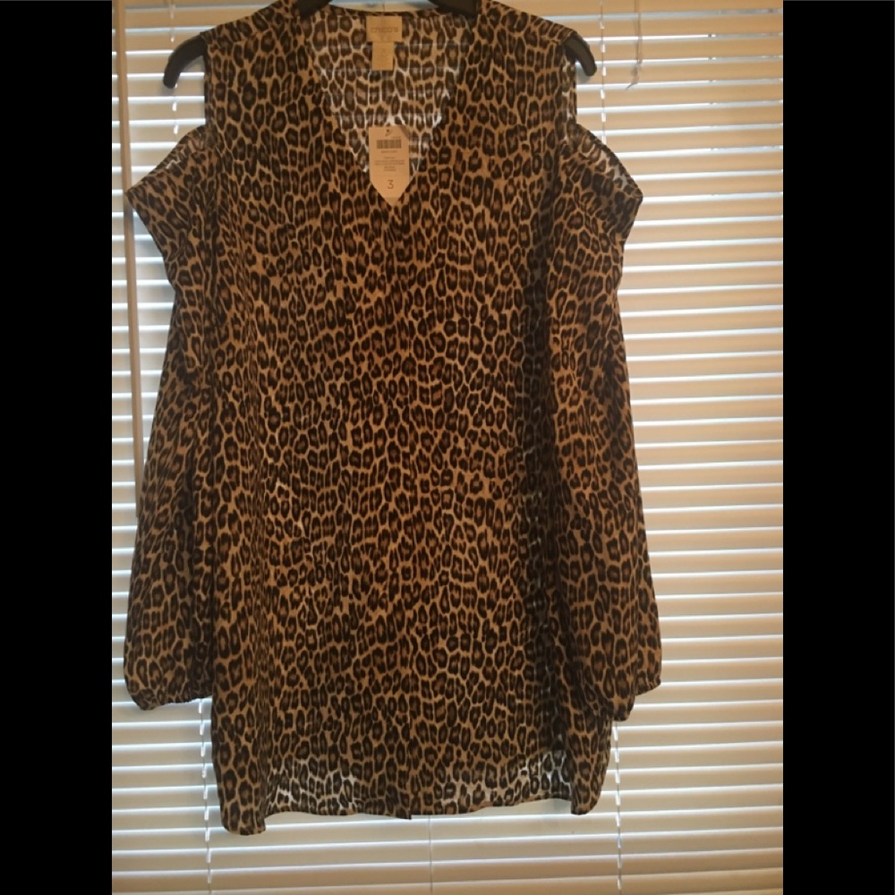 Chicos cold shoulder blouse